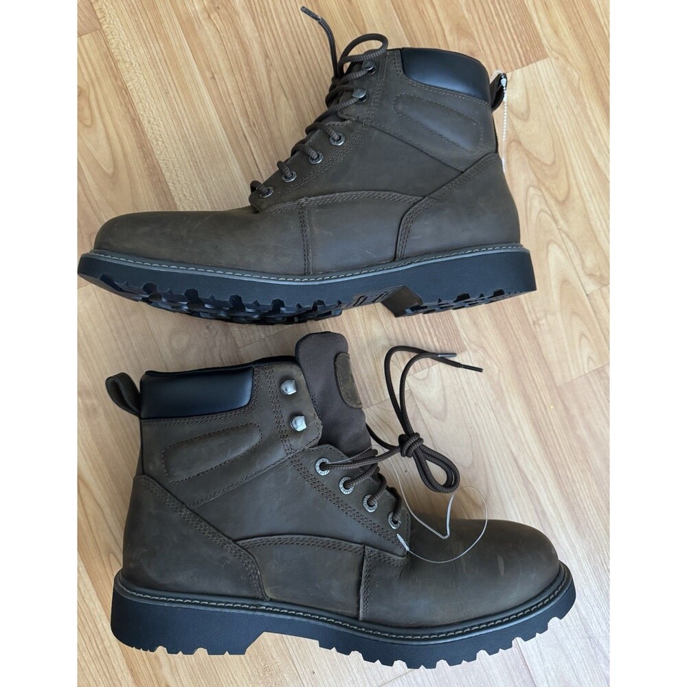 Wolverine Floorhand Waterproof 6” Work Boots Mens 14 Brown Leather Soft Toe SR